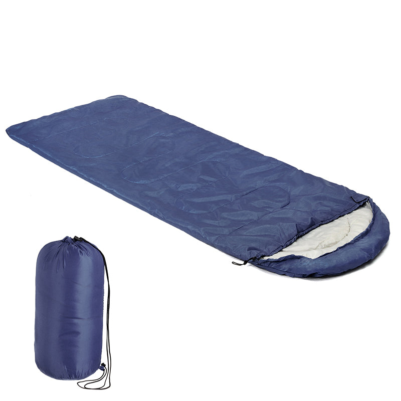 Unisex Waterproof 210x75CM Sleeping Bag Single Person for Outdoor Hiking Camping Warm Soft with Home Suit Case