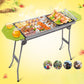 Stainless Steel Outdoor BBQ Charcoal Grill Folding Portable Durable Non-slip BBQ Installation-free Multi-purpose Grill