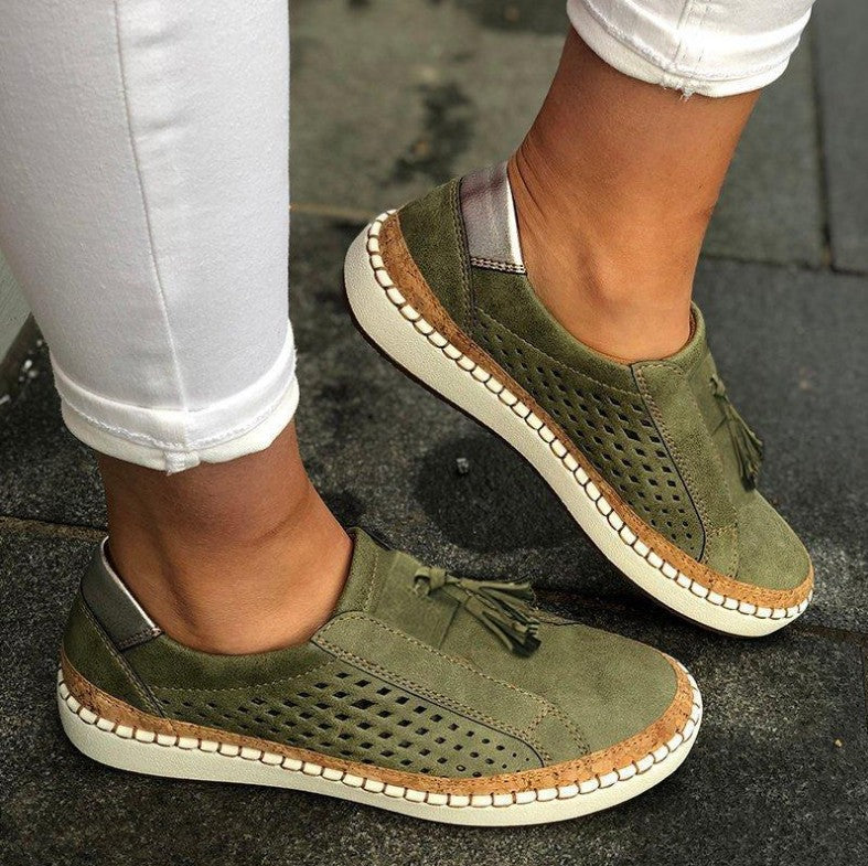 Women's Microfiber Canvas Casual Leisure Shoes
