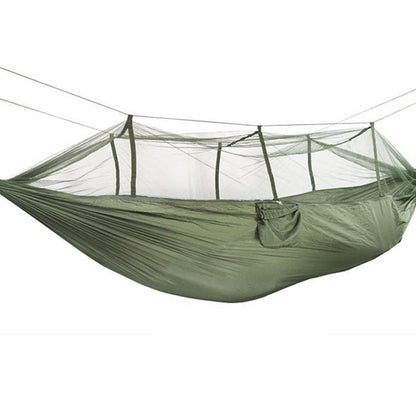 260x140cm Two Person Mosquito Hammock Camping Garden Sleeping Hanging Bed With Carabiners Storage Bag