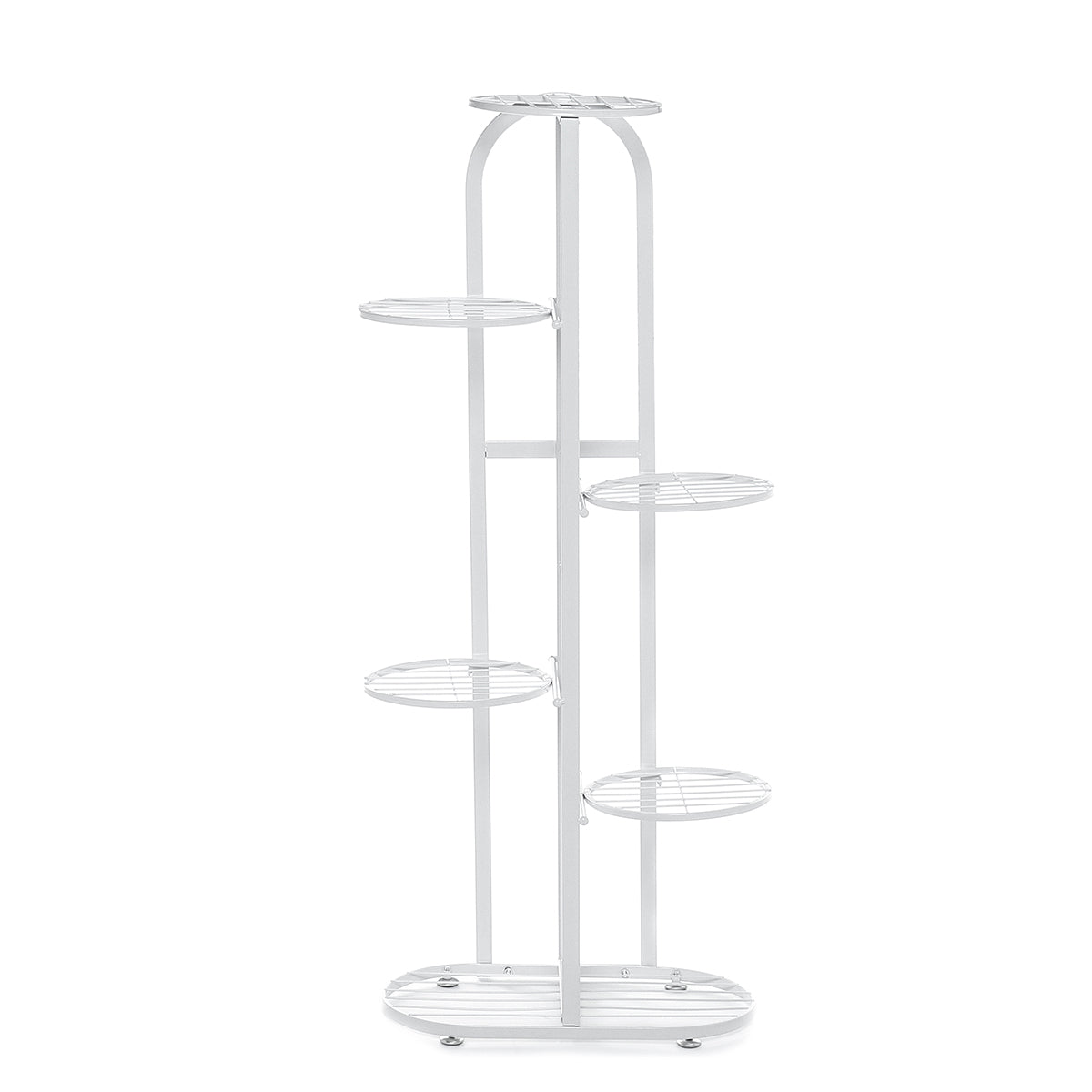 Six Holder Plant Display Shelves for Garden Home Office Indoor Outdoor