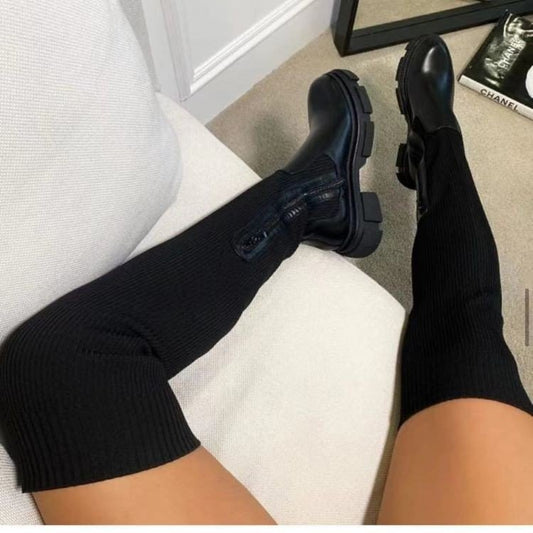 Women's Thick-soled Over-the-knee Platform Boots