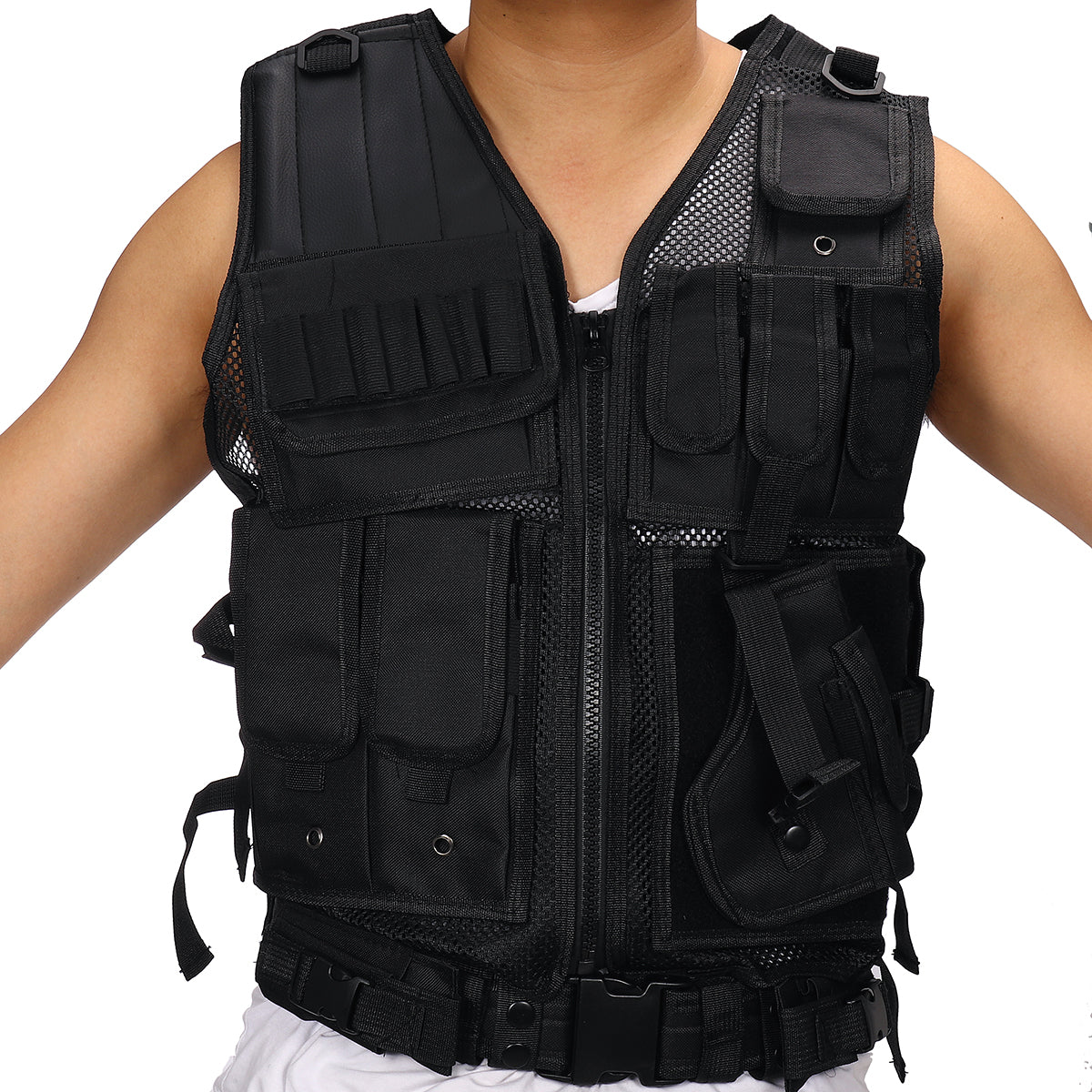 Hunting Tactical Vest Multi-pocket Military Lightweight Outdoor Protective Assault