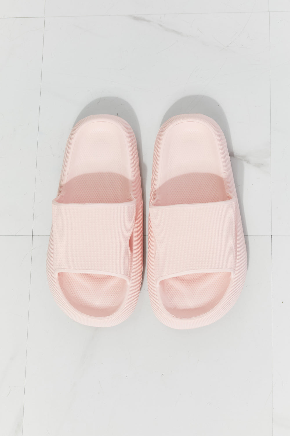 Women's MM Shoes Arms Around Me Open Toe Slide in Pink