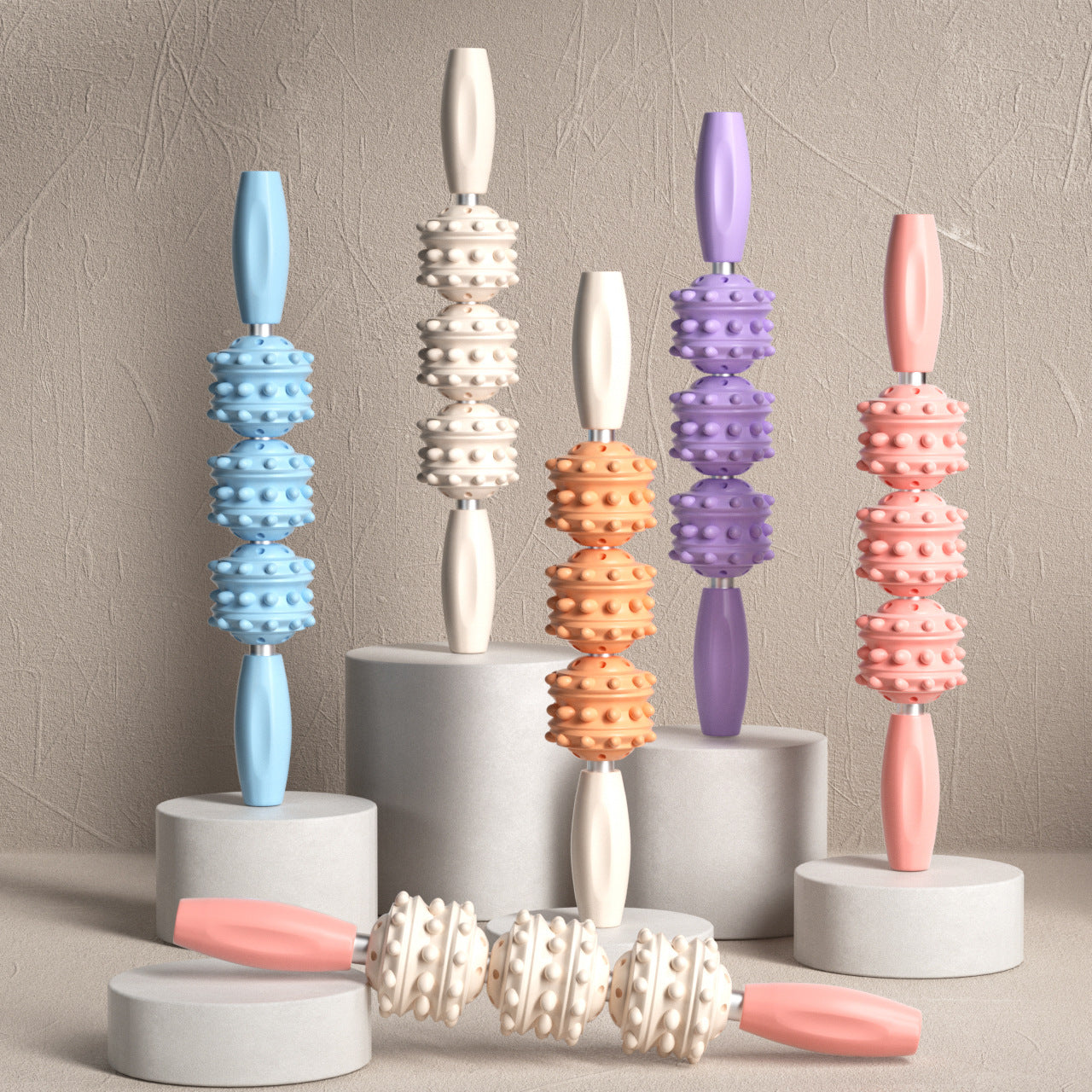 Back Muscle Relaxation Roller Spike Massage Stick