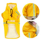 Pet Dog Puppy Raincoat Hoodie Jacket Hooded Coat Clothes Waterproof Raincoat