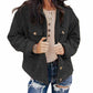 Women's Solid Color Loose Ding Heart Velvet Jacket