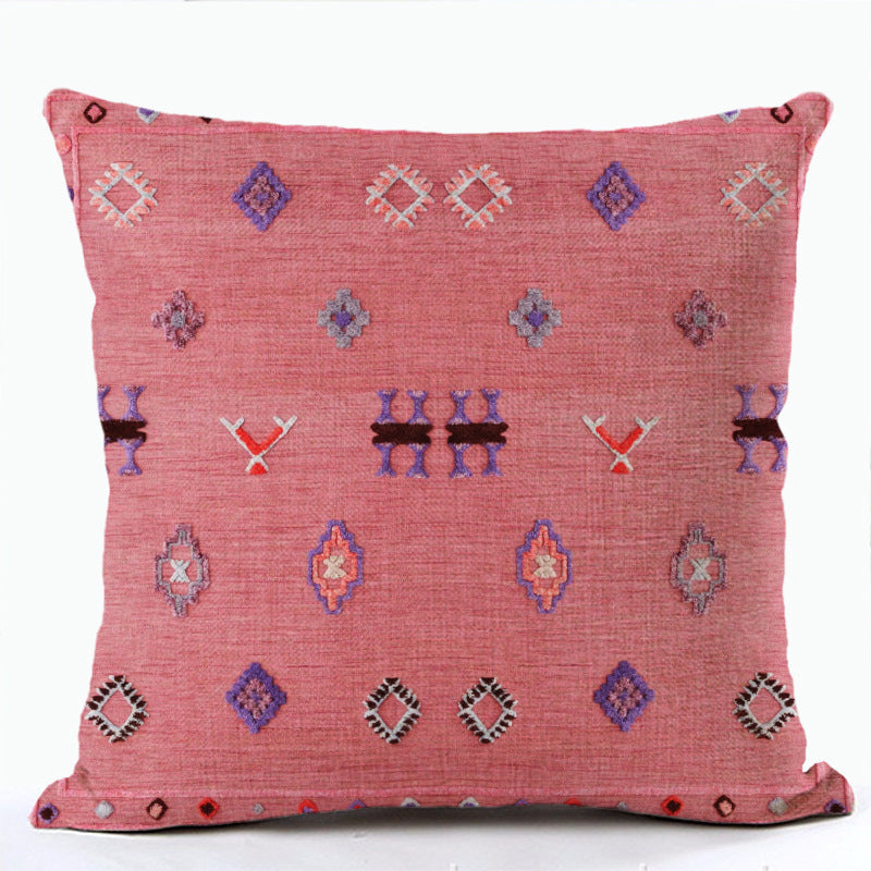 Bohemian Print Pillowcase Ethnic Style Pillows