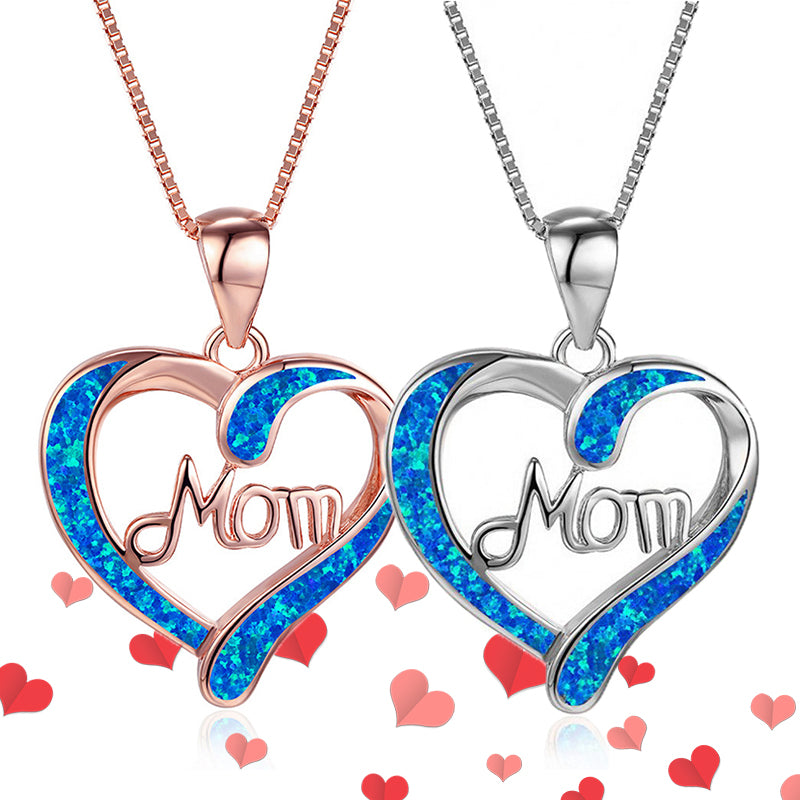 SALE! Women's Love-shaped Mom Letter Pendant Necklace Mother's Day Gift Jewelry