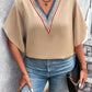 Women's Plus Size V-Neck Flutter Sleeve Blouse