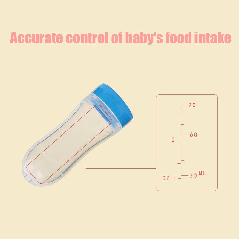 Baby Spoon Bottle Feeder Dropper Silicone Spoons for Feeding Medicine Kids Toddler Newborn