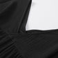 Women's Dropped Shoulder V-Neck Blouse