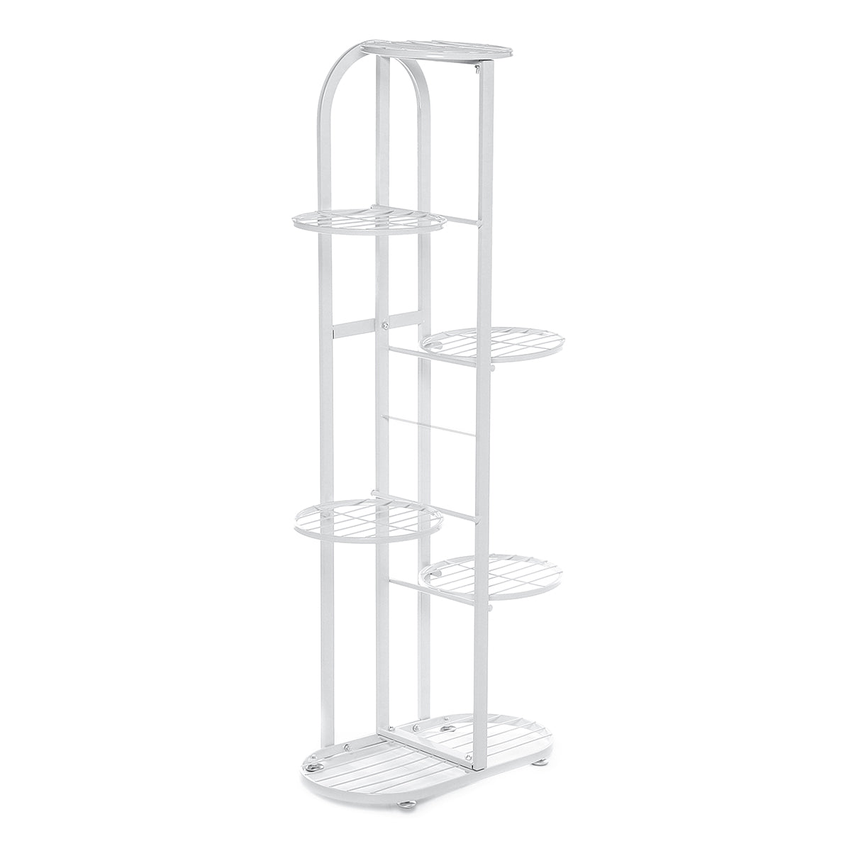 Six Holder Plant Display Shelves for Garden Home Office Indoor Outdoor
