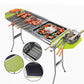 Stainless Steel Outdoor BBQ Charcoal Grill Folding Portable Durable Non-slip BBQ Installation-free Multi-purpose Grill