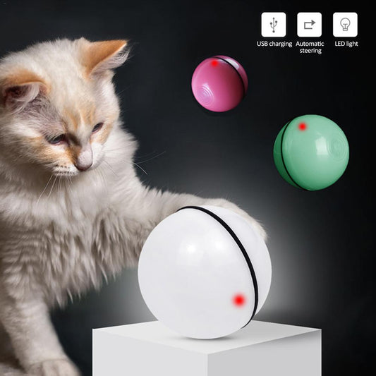 LED Laser Electronic Rolling Cat Pet Toy Ball