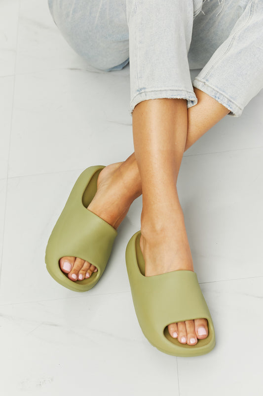Women's NOOK JOI In My Comfort Zone Slides in Green