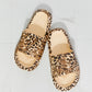 Women's MM Shoes Arms Around Me Open Toe Slide in Leopard